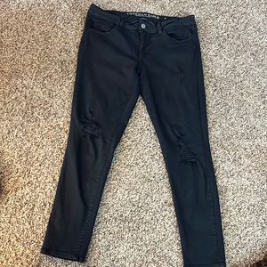American eagle  black jeggings